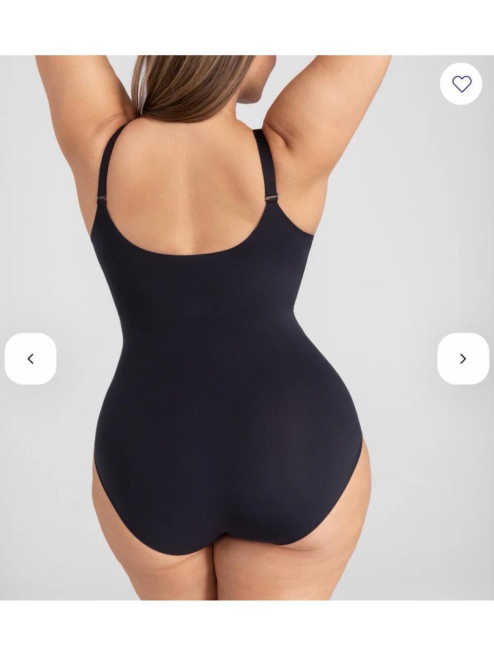 NWT HoneyLove LiftWear Cami Bodysuit Black size 1X Petite. On website for $99 - Picture 8 of 9